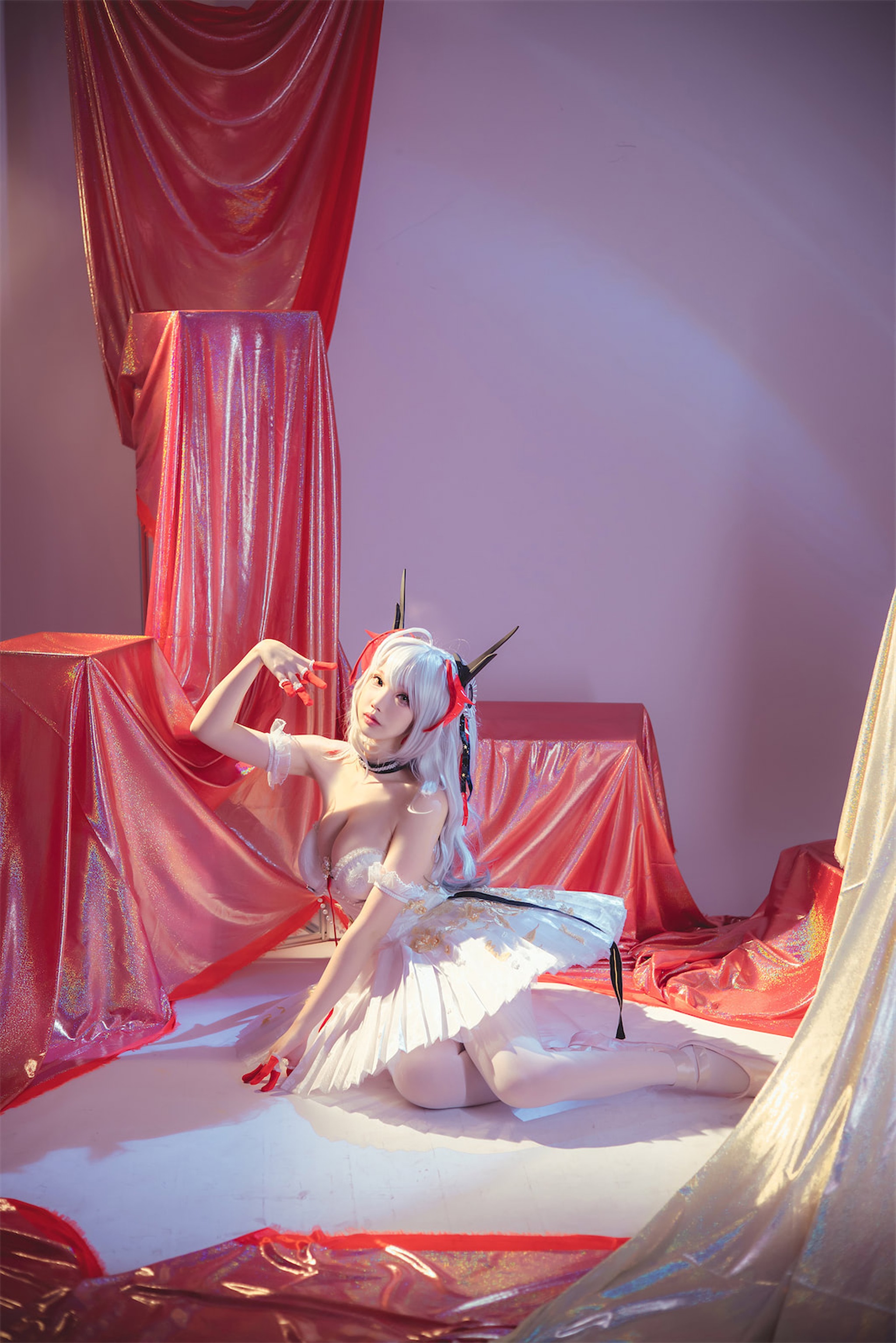 雪晴Astra - NO.044 明日方舟W芭蕾[80P]-XikXak